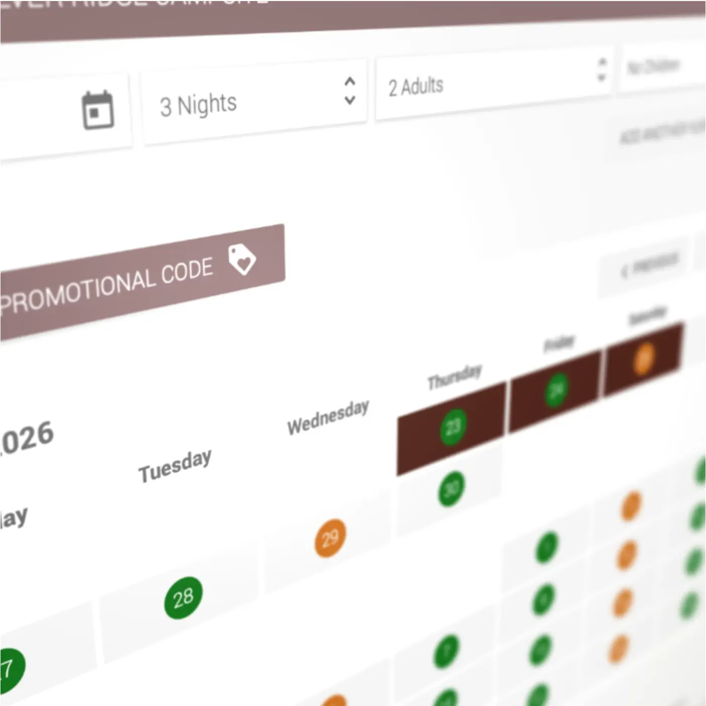 Allocate booking calendar after legacy software modernisation and rescue